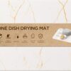 Stone Dish Drying Mat Super Absorbent Fast Drying Diatomaceous for Kitchen Counter - Rack Matt for Bottles Cups Ideal for Coffee Bar Home Decor Kitchen Accessories Appliances Gadgets