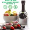 Yonanas 902 Classic Vegan, Dairy-Free Frozen Fruit Soft Serve Maker, Includes 36 Recipes, 200-Watts, Silver - Image 8