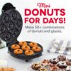 DASH Mini Donut Maker Machine for Kid-Friendly Breakfast, Snacks, Desserts & More with Non-stick Surface, Makes 7 Doughnuts - Aqua - Image 2