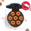 DASH Mini Donut Maker Machine for Kid-Friendly Breakfast, Snacks, Desserts & More with Non-stick Surface, Makes 7 Doughnuts - Aqua - Image 5