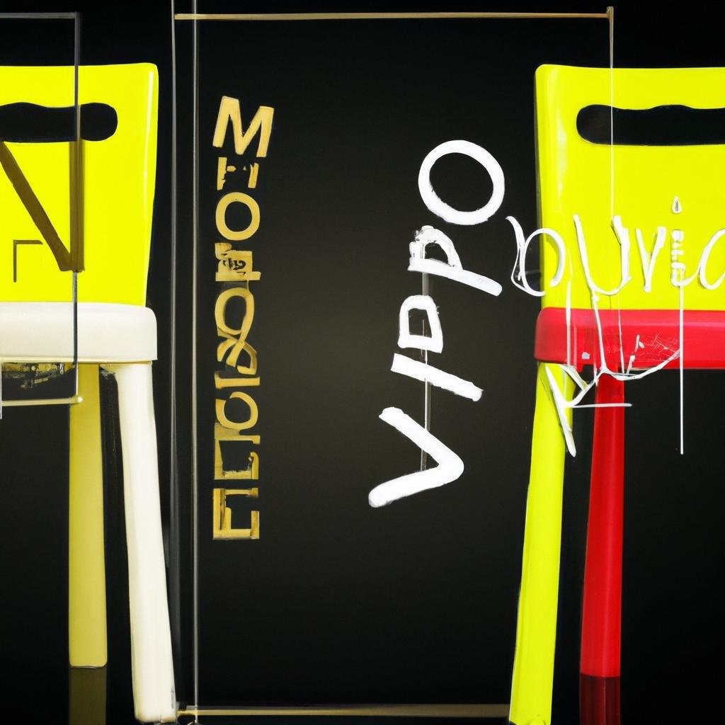 Stencil personalizada com cadeiras infantis